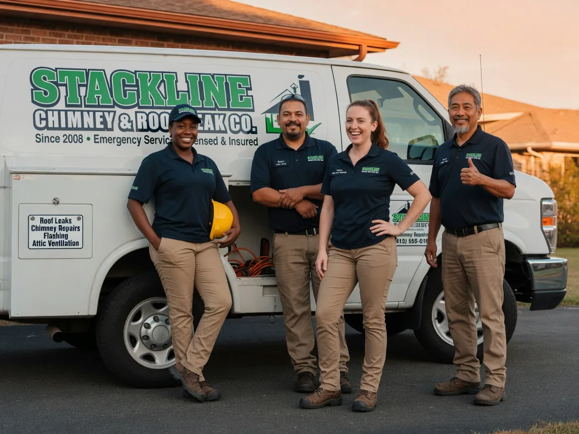 Chimney flashing repair company in Sims, IL